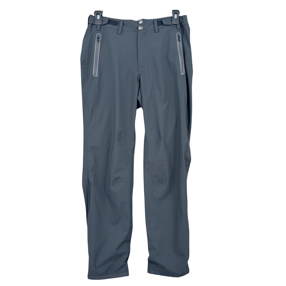 Fit Space Weather Golf Pants Mens S 100% Polyester Gray